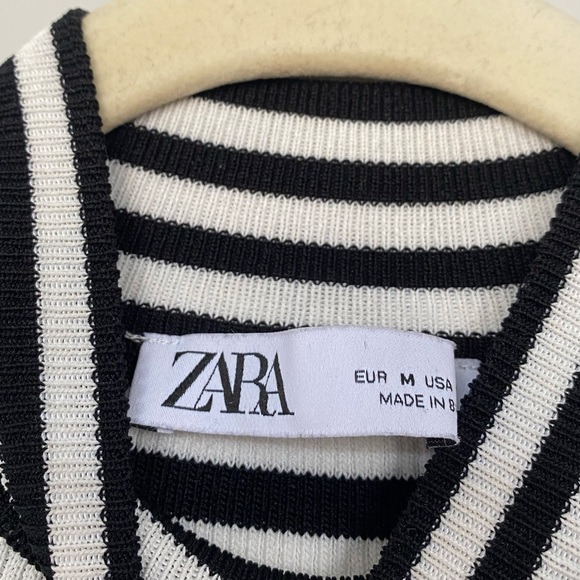 ZARA Two Piece Striped Sweater - Picture 5 of 6